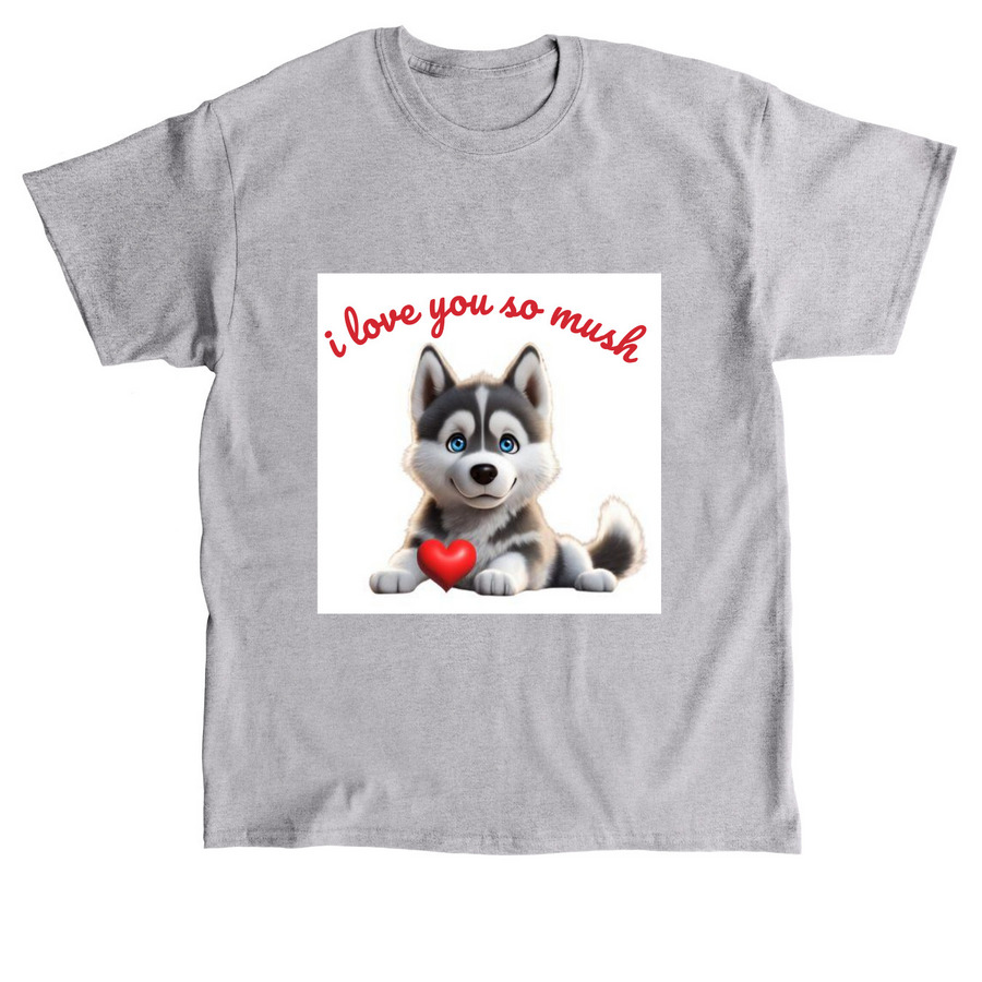 LOVE MUSH, a Sport Grey Classic Unisex Tee