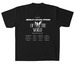 Champion of The World Tour (Dark), a Black Heavyweight Garment Dye Tee (back-view)