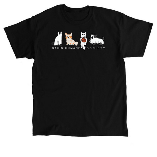 Dakin Halloween for Pet Lovers, a Black Classic Unisex Tee
