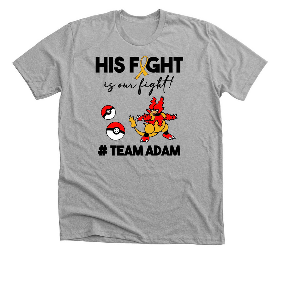 T-shirt fundraiser to support Adam Handwerk, a Athletic Heather Premium Unisex Tee
