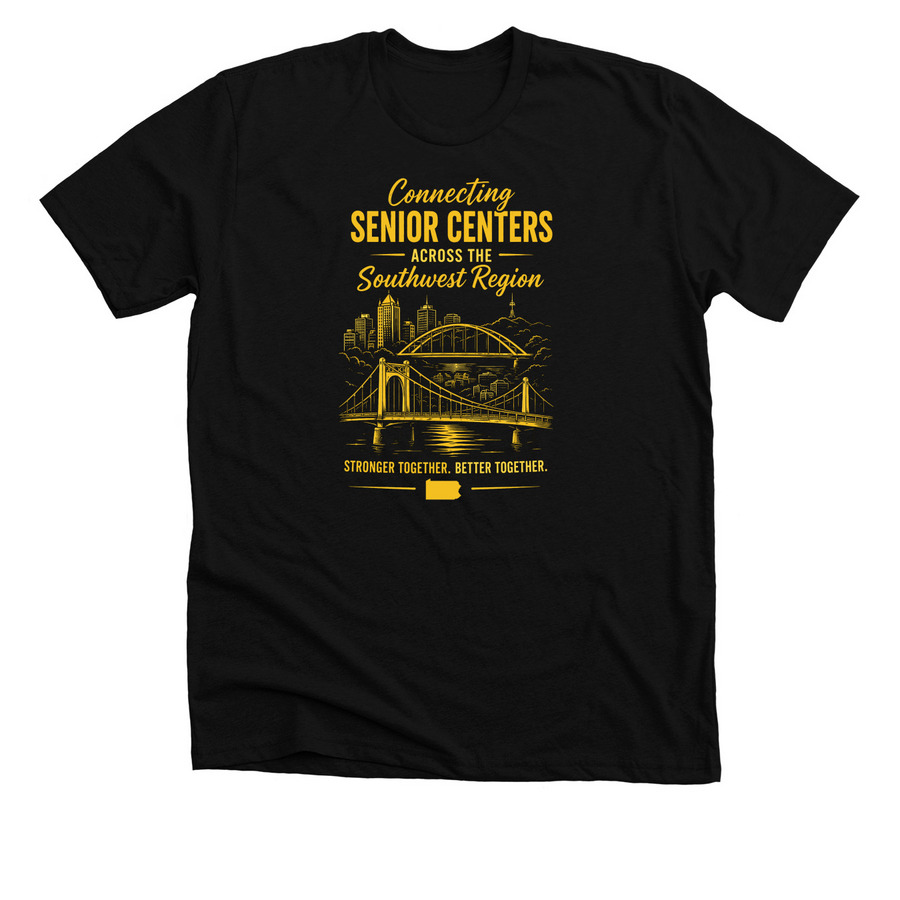 PASC Southwest Region, a Solid Black Blend Premium Unisex Tee