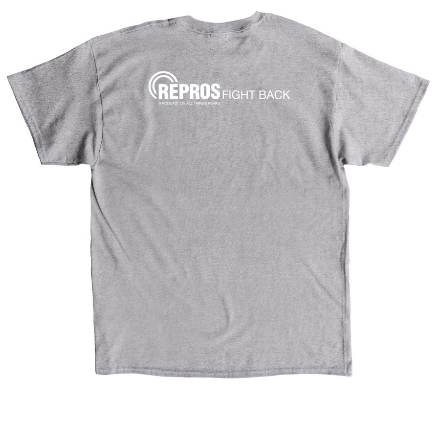 rePROs Fight Back Top&nbsp;, a Sport Grey Classic Unisex Tee (back-view)