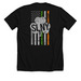 Shilelagh Law Athletic Dept. Tee, a Solid Black Blend Premium Unisex Tee (back-view)