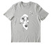 Starry Face, a Cool Heather Grey Stanley/Stella Unisex Creator 2.0 Tee