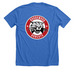 Brookwood Bobcats Spirit Wear (colors Zip-Up), a Heather True Royal Premium Unisex Tee (back-view)