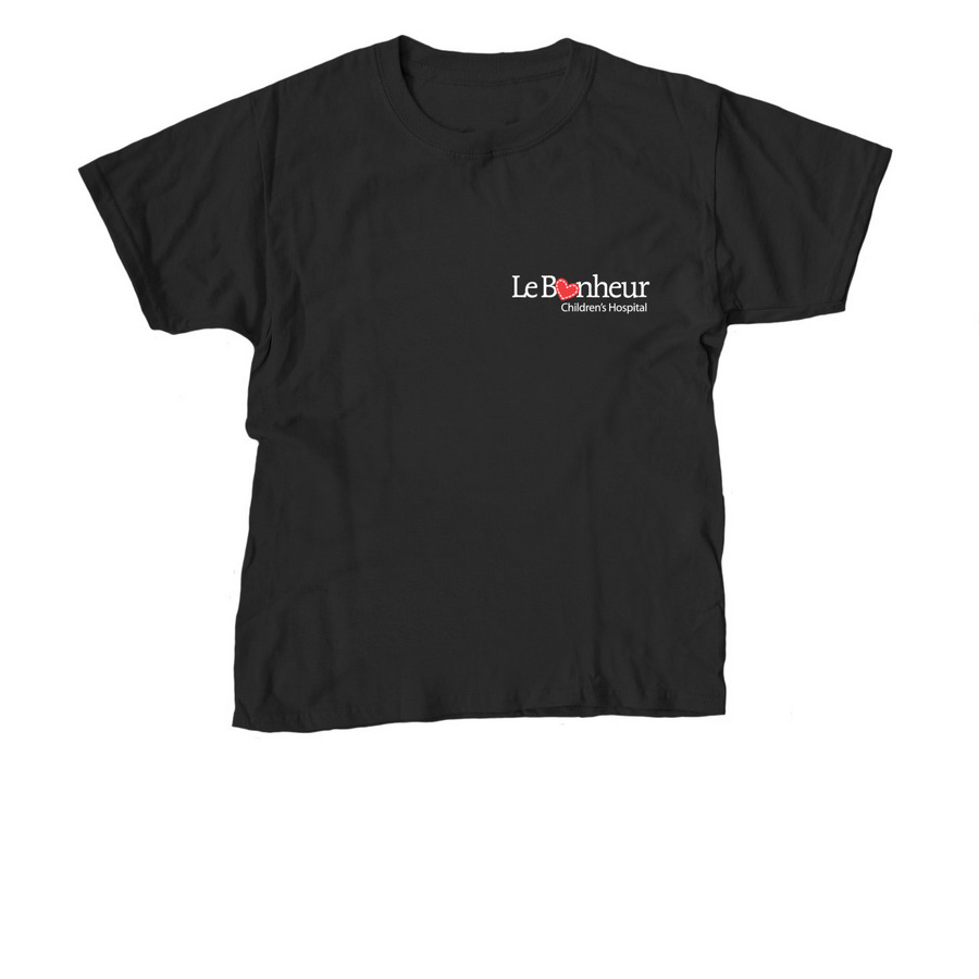 Le Bonheur Children's Hospital, a Black Youth Unisex Tee