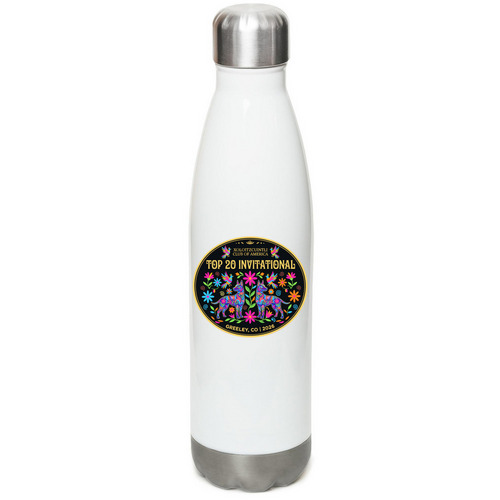 Xolo Top 20, a White Stainless Steel Water Bottle