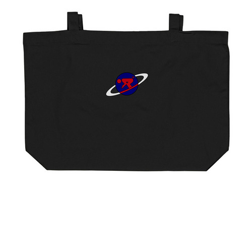 Lewis Ski Club - Tote Bags, a Black Large Organic Cotton Tote Bag