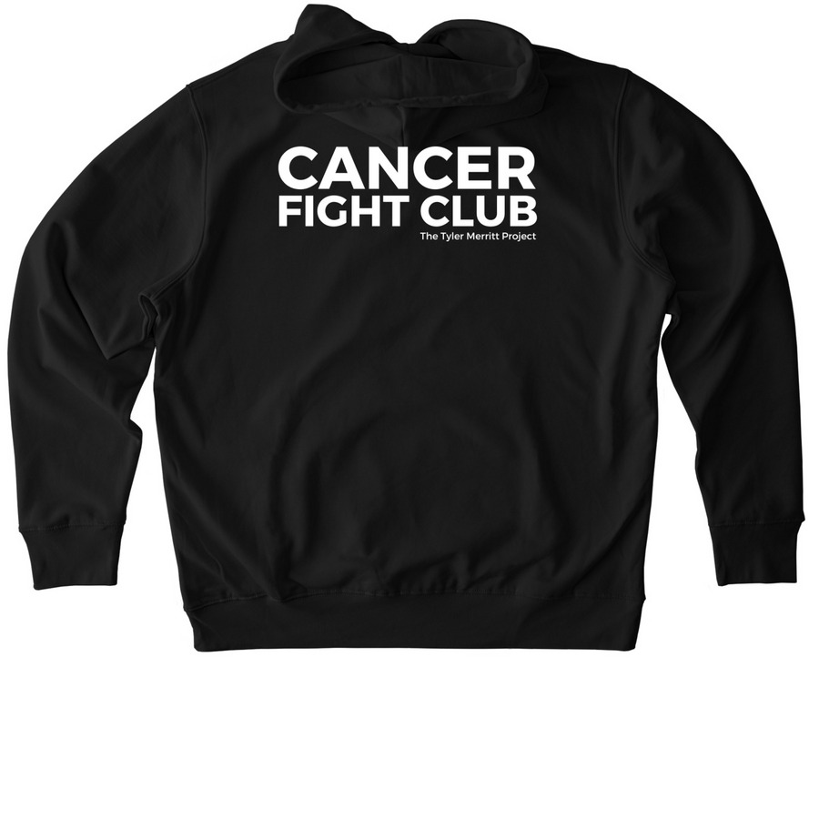 Hug a Caregiver, a Black Stanley/Stella Unisex Cruiser 2.0 Pullover Hoodie (back-view)