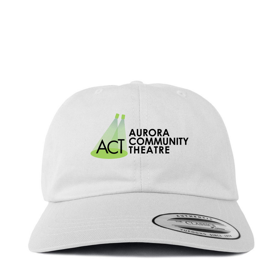 ACT Hats, a White Printed Classic Baseball Cap
