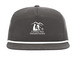Hats to Help Cats, a Charcoal/ White Printed Umpqua Snapback Cap