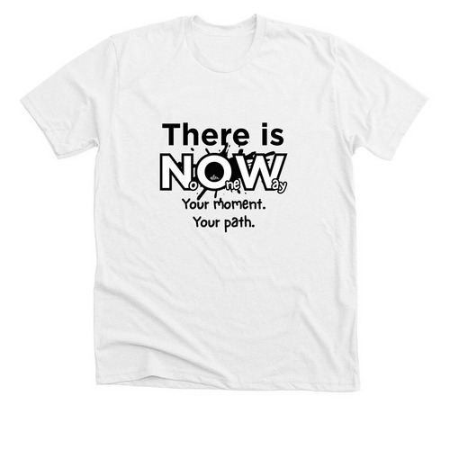 N.O.W. Statement (B), a Solid White Blend Premium Unisex Tee