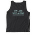 Spin For A Cause Blue, a Black Comfort Colors Tank Top (back-view)