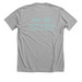 Spin For A Cause Blue, a Athletic Heather Premium Unisex Tee (back-view)