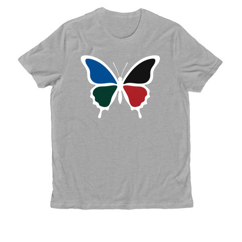 Organic Cotton - WUBRG Sky, a Granite Grey Heather Allmade Organic Cotton Unisex Tee