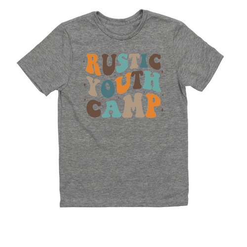 Rustic Youth Camp 2.0, a Aluminum Grey Allmade Youth Eco Triblend Tee
