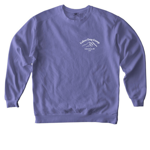 Adult Hoodies & Crewnecks, a Violet Comfort Colors Crewneck Sweatshirt