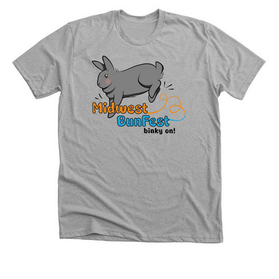 Midwest BunFest 2026, a Athletic Heather Premium Unisex Tee