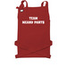 Team Meany Pants Apron, a Red Cotton Canvas Pocket Apron