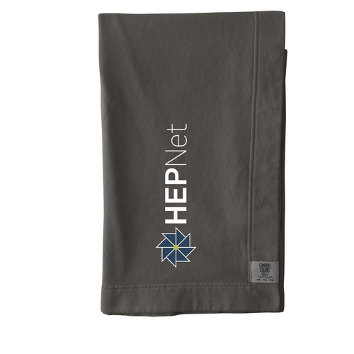 HEPNet Blanket, a Pepper Comfort Colors Blanket