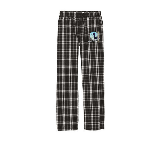 Brooklyn Thunderbolts Away Logo, a Black Flannel Pajama Pant