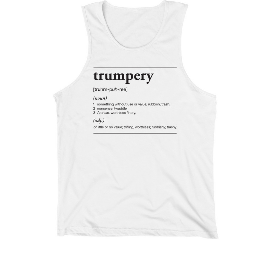 Trumpery&nbsp;, a White Premium Cotton Tank