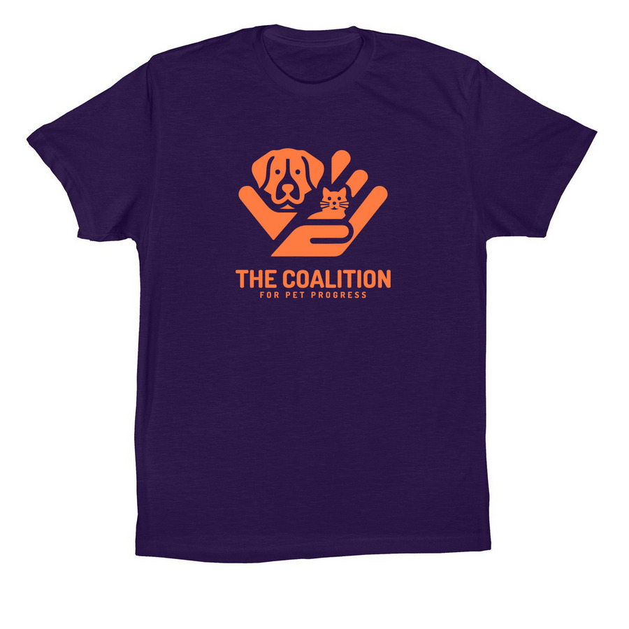 Coalition Member Unity Tee, a Team Purple Premium Cotton Tee
