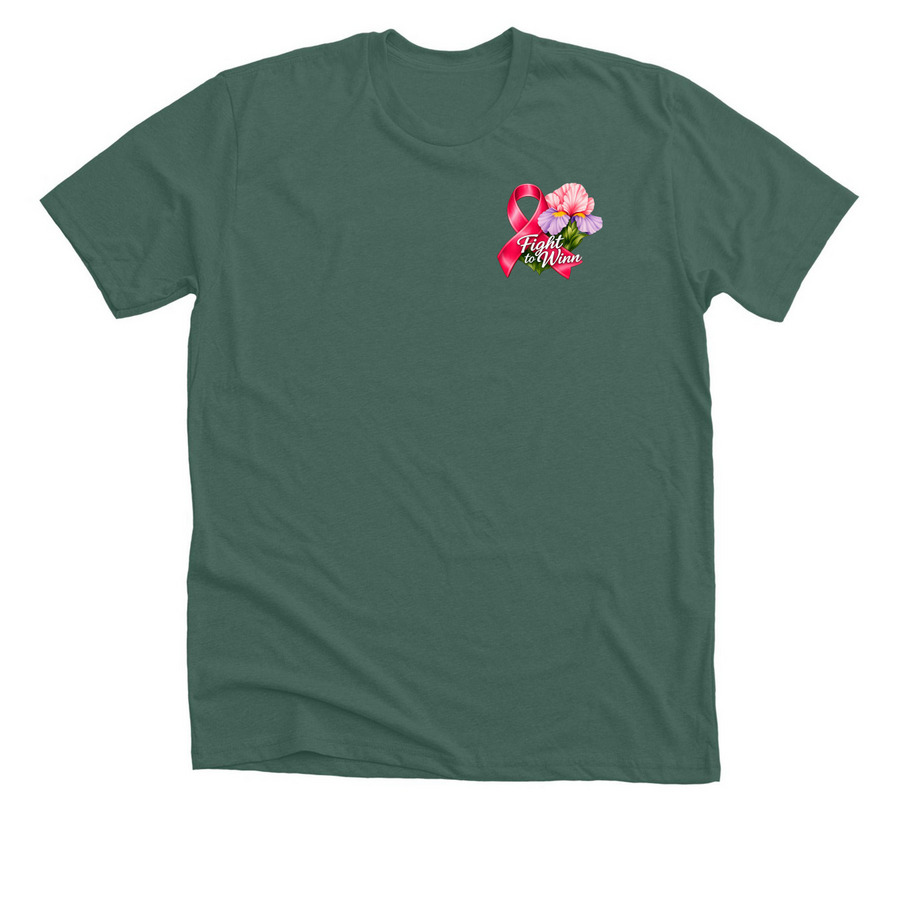 Bloom for Jesika, a Heather Forest Premium Unisex Tee