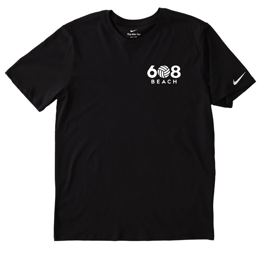 Performance Wear/Nike Volleyball Logo&nbsp;, a Black Nike Dri-FIT Jersey Blend Performance Tee
