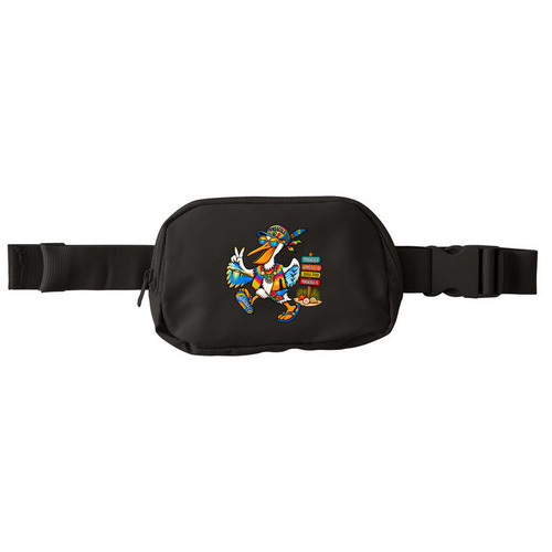 Pensacola Hippie Festival 2026 Hip Pack, a Deep Black Matte Hip Pack