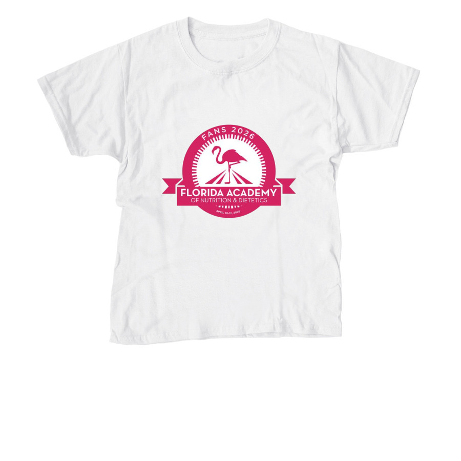 FANS 2026&nbsp;Conference T-shirt, a White Youth Unisex Tee
