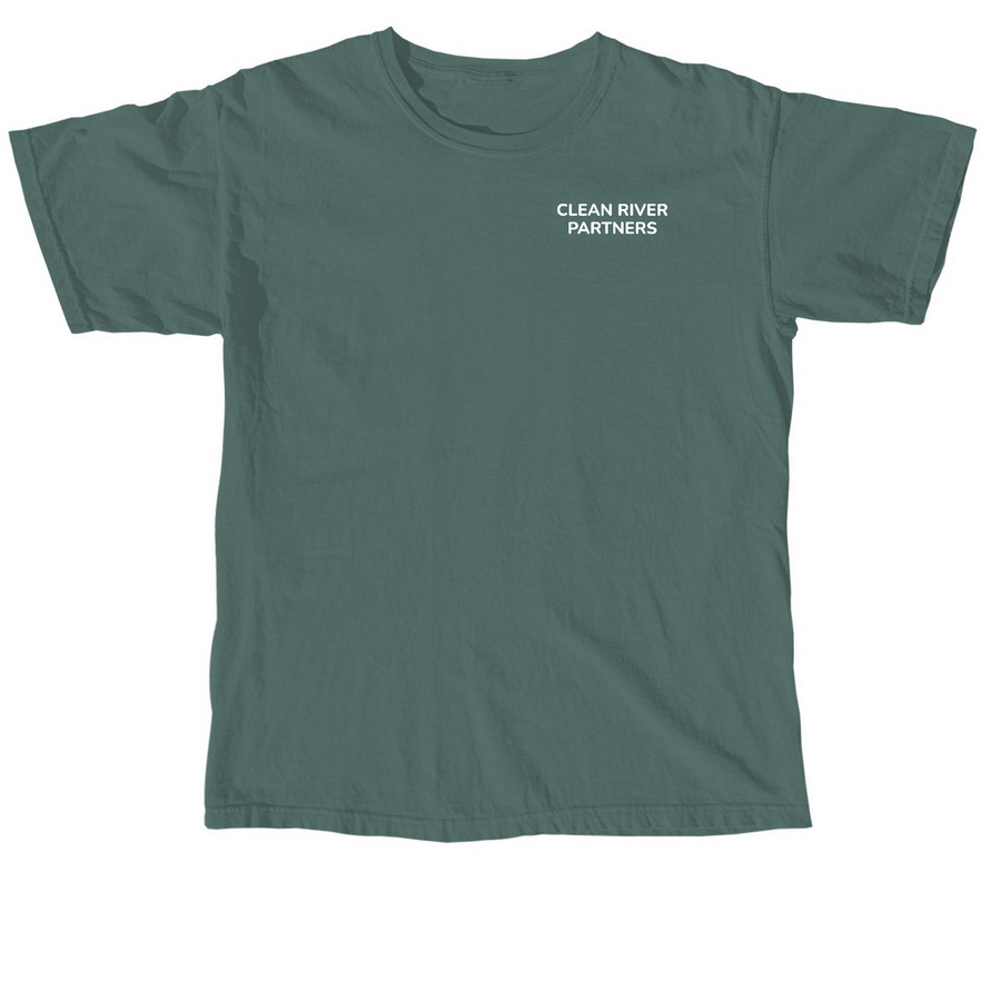Be a River Friendly Neighbor, a Blue Spruce Comfort Colors Unisex Tee
