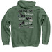 Penn Ohio Water Rescue test 2026, a Military Green Pullover Hoodie (back-view)