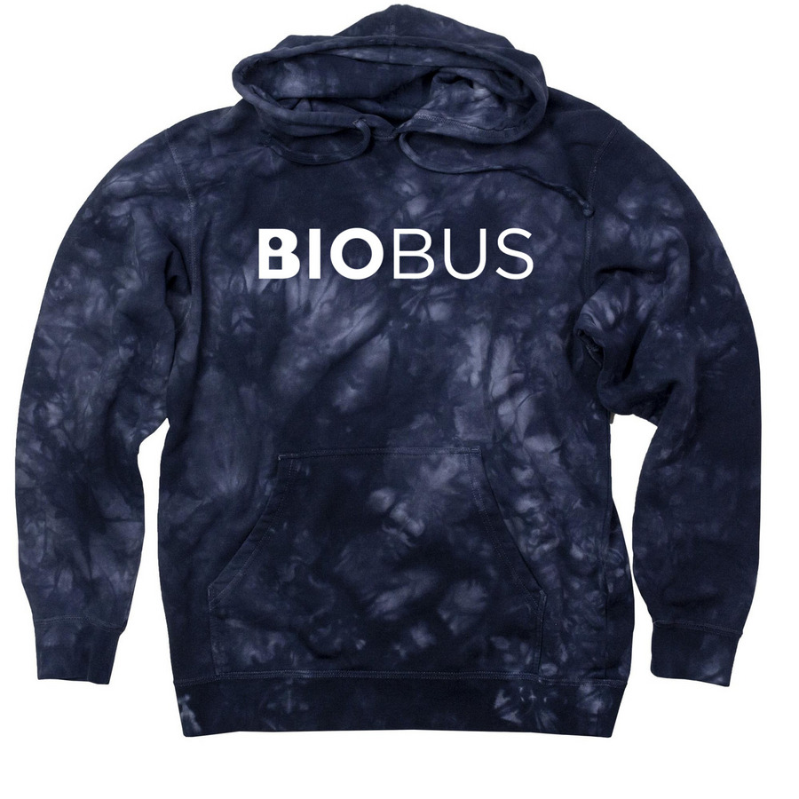 Classic Tie Die Sweatshirt, a Navy Tie Dyed Pullover Hoodie