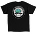 shred the stigma logo, a Black Classic Unisex Tee (back-view)