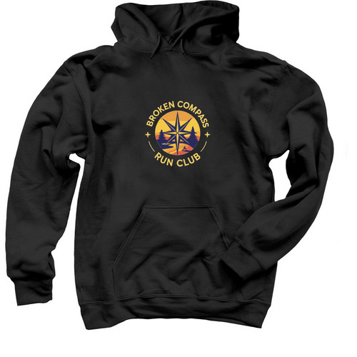 BCRC Warm-up, a Black Pullover Hoodie