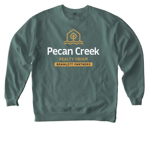 Brittany's Favorite Sweatshirt, a Blue Spruce Comfort Colors Crewneck Sweatshirt