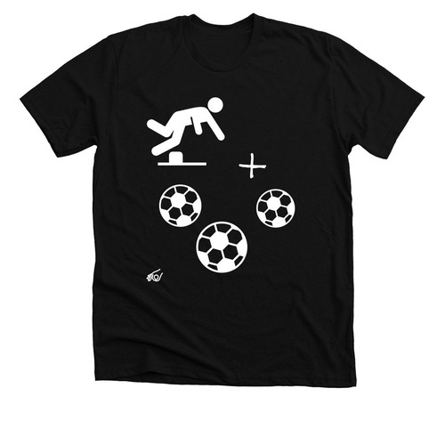 Trippin' Balls, a Solid Black Blend Premium Unisex Tee