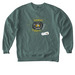 Bird Lab's Northern Saw-whet Owl Banding, a Blue Spruce Comfort Colors Crewneck Sweatshirt