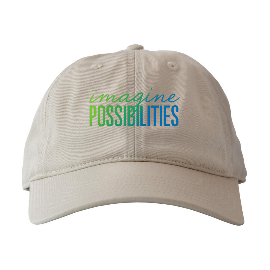 IP Baseball Cap, a Oyster Printed Eco Baseball Cap