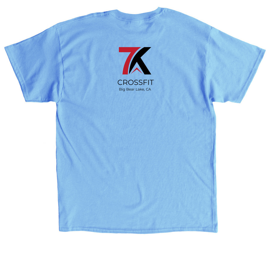 MURPH 2026, a Carolina Blue Classic Unisex Tee (back-view)