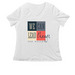 We Can Lead Change shirts, a White Women's Relaxed V-Neck Tee