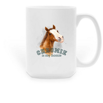 Chromie is my Homie, a White Large Coffee Mug