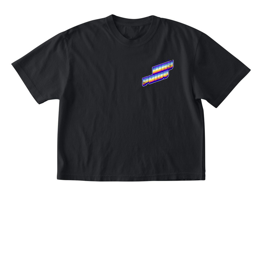 We Run This Way, a Black Comfort Colors Boxy Tee