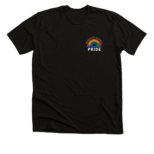 Newaygo Pride Logo, a Solid Black Blend Premium Unisex Tee