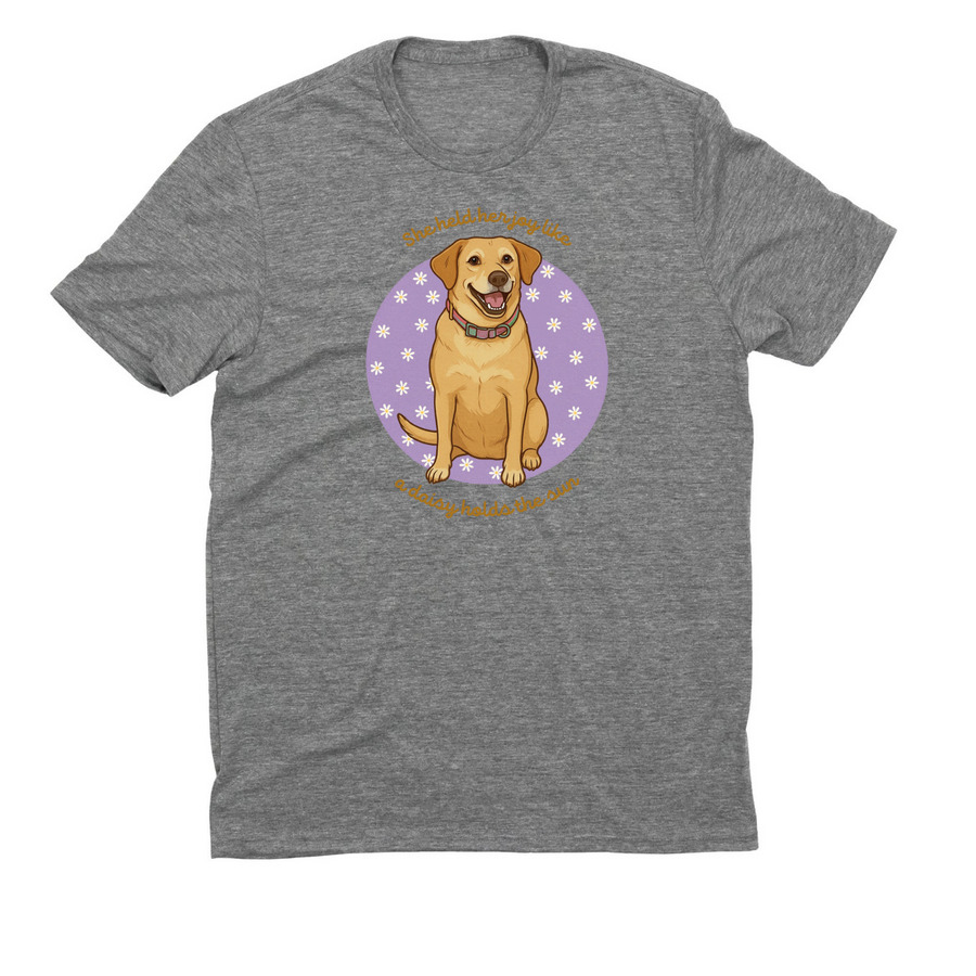 The Wrong Daisy, a Aluminum Grey Allmade Eco Triblend Unisex Tee