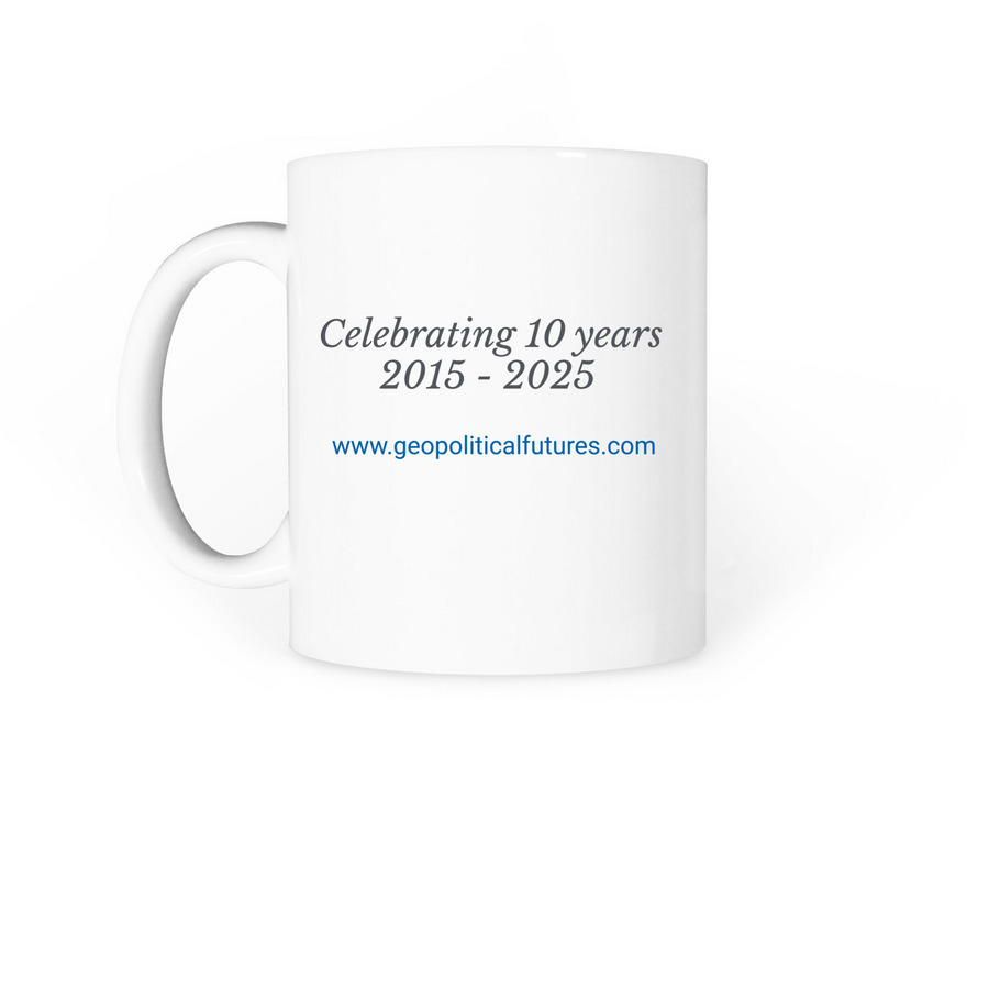 Official GPF Coffee Mug, a White Coffee Mug (back-view)