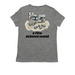 A Few Screws Loose, a Aluminum Grey Allmade Eco Triblend Women?s Tee (back-view)