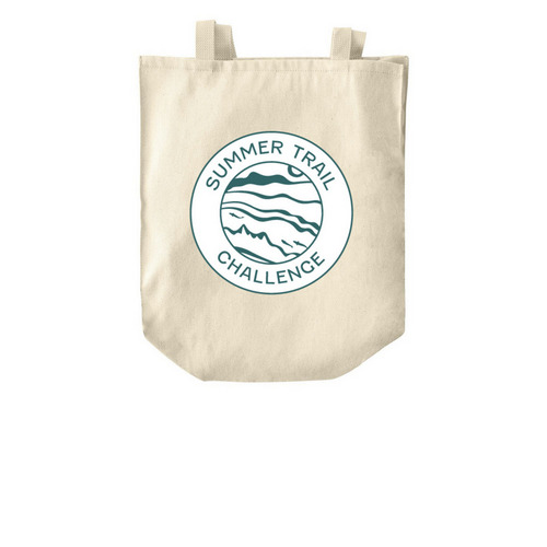 Summer Trail Challenge Tote, a Natural Over-the-Shoulder Shopping Tote Bag