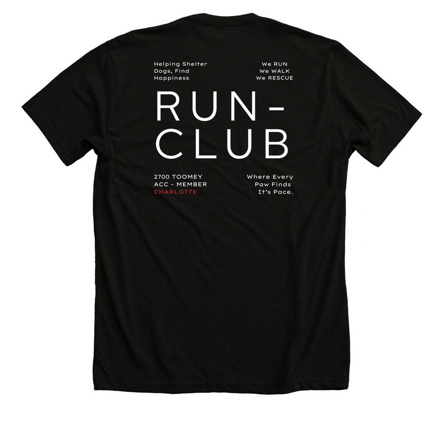 The BLACK PAW Collection, a Solid Black Blend Premium Unisex Tee (back-view)